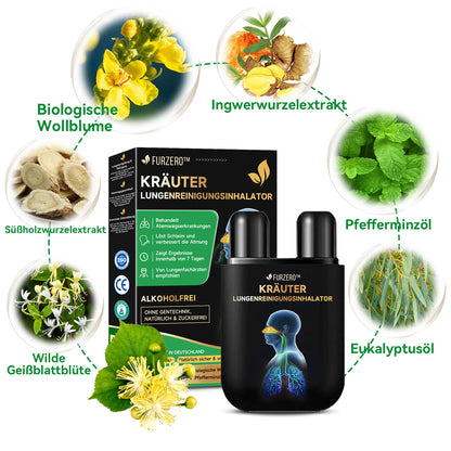 🥥👨‍⚕️Furzero™ Kräuter-Lungenreinigungsinhalator (💝 Empfohlen von führenden Lungenspezialisten 💝)