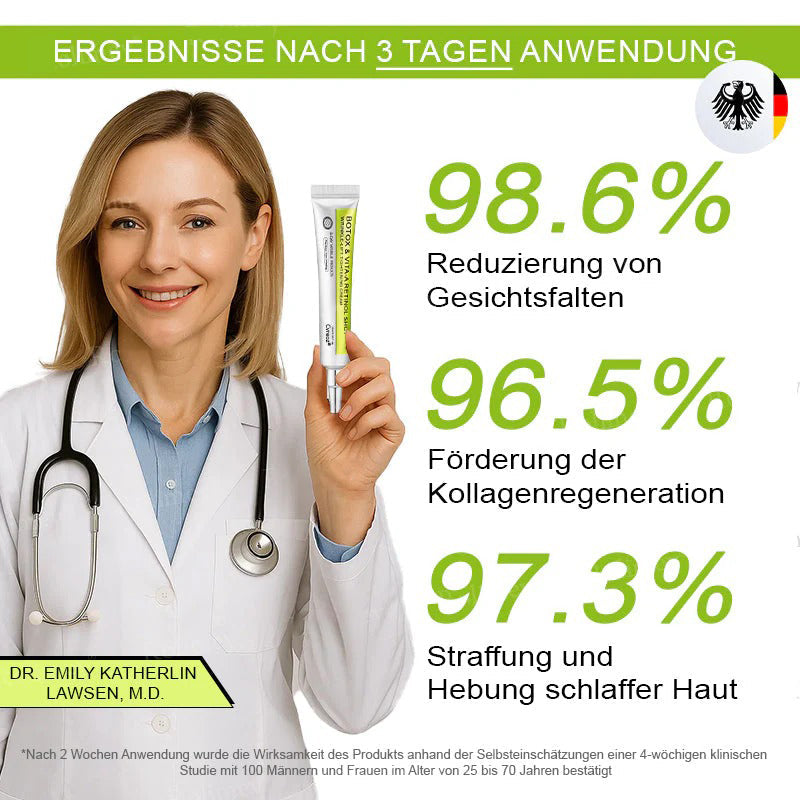 🇩🇪Jetzt jugendliche Haut zurückgewinnen💟Cvreoz® Botox & Vita-A Retinol Shot Falten-Lift Straffungscreme