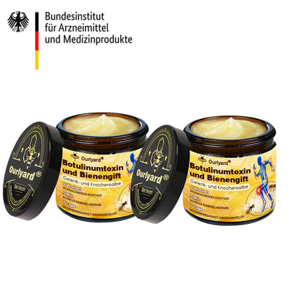 🇩🇪Offizieller Shop: Ourlyard® Bienengift-Schmerzlinderungs Knochenheilungs Creme 💥Deutsche orthopädische (DOUG) Zulassung(Reduzierung von Gelenkschwellungen, Schmerzen, Steifheit, Rötungen, Wärme, Muskelkater und Gelenkmüdigkeit)