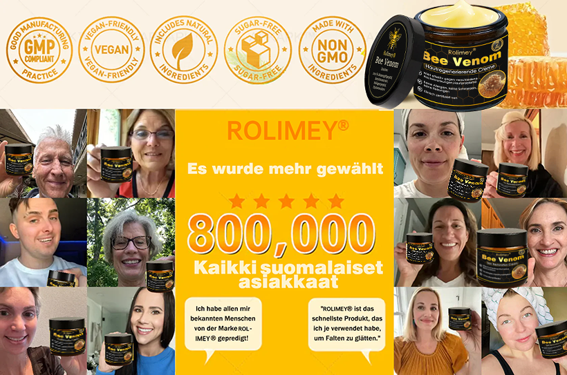 🎁🎁Neuestes Modell: Rolimey® Bienengift Max Pflegecreme – Reparatureffekt um 65 % gesteigert 🔥 NUR NOCH 80 % RABATT