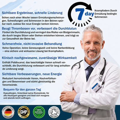 🏥DR.Fachmer® Mikronadel-Pflaster VeinRepair ⚡ Sofortige Entlastung & langfristige Ergebnisse für müde Beine