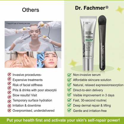 ✅Dr. Fachmer®👩‍⚕️ Peptid-Kollagen-Pflege für sofortige Straffung & Festigung – glättet augenblicklich Schwellungen und Fältchen und fördert bei regelmäßiger Anwendung eine straffere Haut.