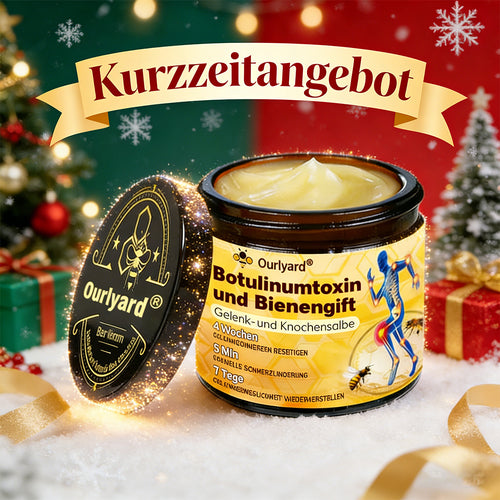 🇩🇪Offizieller Shop: Ourlyard® Bienengift-Schmerzlinderungs Knochenheilungs Creme 💥Deutsche orthopädische (DOUG) Zulassung(Reduzierung von Gelenkschwellungen, Schmerzen, Steifheit, Rötungen, Wärme, Muskelkater und Gelenkmüdigkeit)