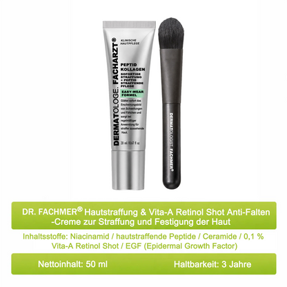 ✅Dr. Fachmer®👩‍⚕️ Peptid-Kollagen-Pflege für sofortige Straffung ⏰& Festigung – glättet augenblicklich Schwellungen und Fältchen und fördert bei regelmäßiger Anwendung eine straffere Haut.