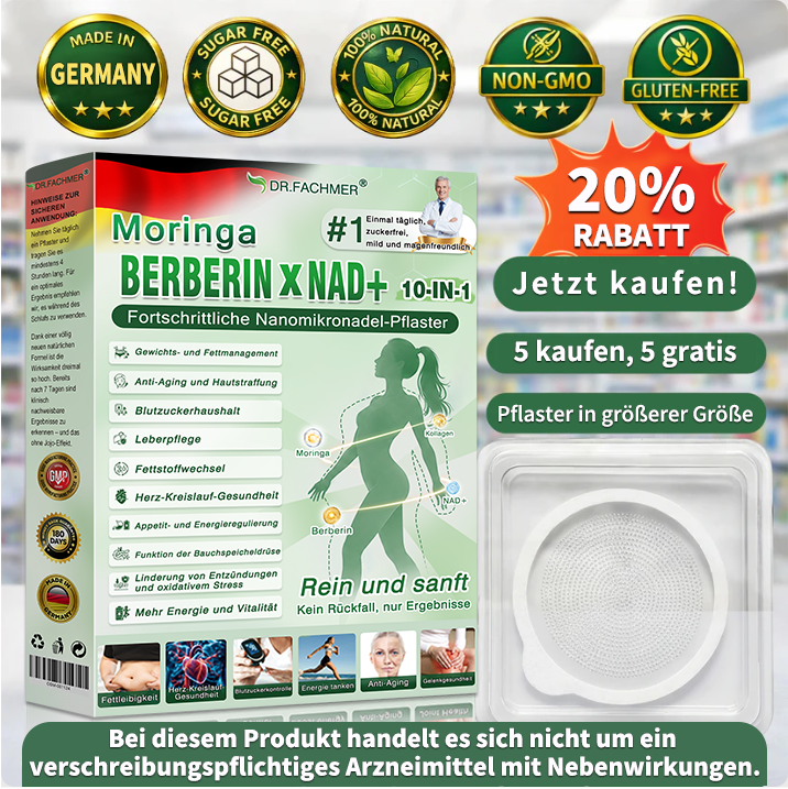 🇩🇪DR.Fachmer® Verbesserter großflächiger 10-in-1 Nano-Mikronadel-Patch🔥