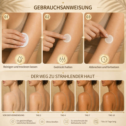 ☀️☀️Bis zu 85 % Rabatt auf das Trilumia® SunFree Bräunungspflaster ☀️ UV-freie, goldene Bronze ✨ 14 Tage natürlicher Glow