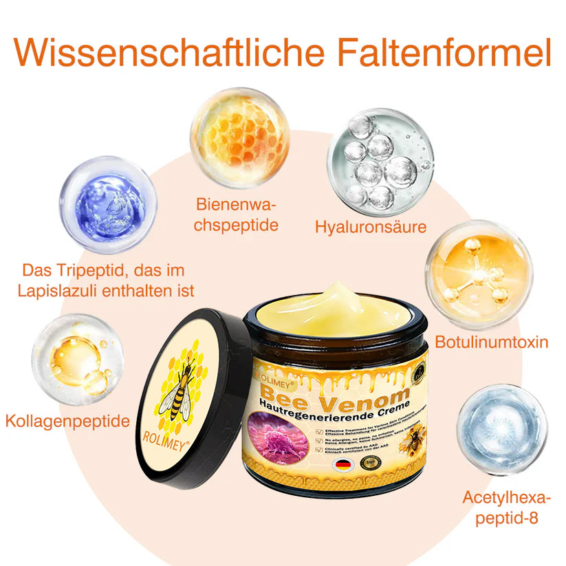 🎁🎁Neuestes Modell: Rolimey® Bienengift Max Pflegecreme – Reparatureffekt um 65 % gesteigert 🔥 NUR NOCH 80 % RABATT