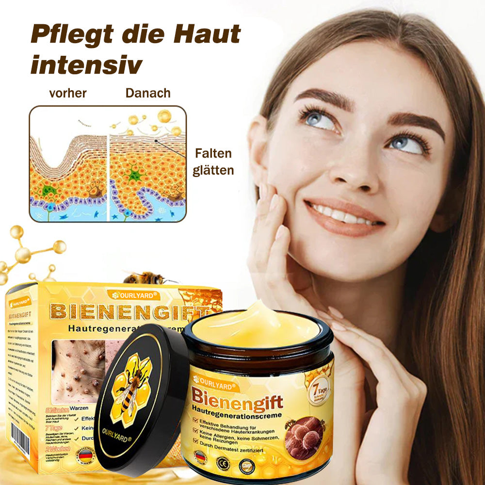 🌟Hergestellt und versendet aus Deutschland💖  Ourlyard® Bienengift Hautregenerationscreme 🔥 LETZTER TAG 80 % RABATT 🌟