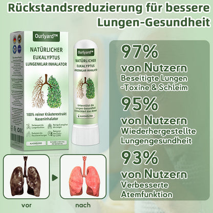 🍎Offizieller Shop|🔥Ourlyard™ Natürlicher Eukalyptus Lungenklar Inhalator 👨‍⚕️BfArM-certification(💝LETZTER TAG 50% RABATT 💝)