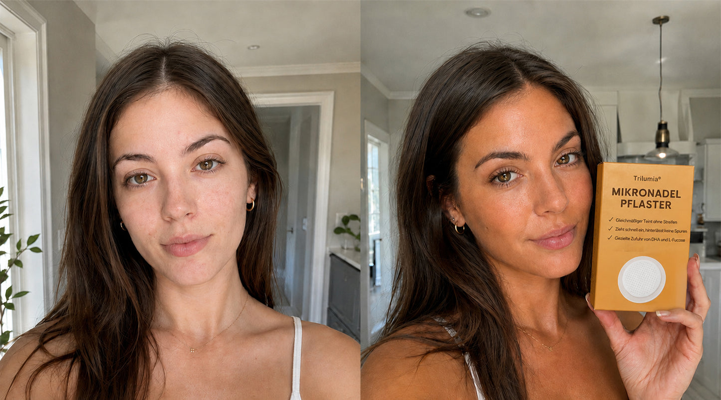 ☀️☀️Bis zu 85 % Rabatt auf das Trilumia® SunFree Bräunungspflaster ☀️ UV-freie, goldene Bronze ✨ 14 Tage natürlicher Glow