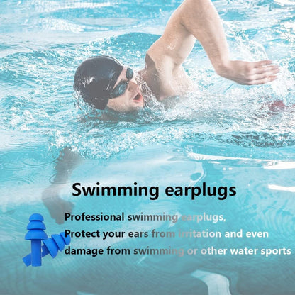 Earplugs for Sleeping Noise Cancelling, Reusable Ear Plugs– Super Soft, Silicone Ear Plug, for Sleeping 8 Pairs, Swimming, Snoring, Concerts, Work, Noisy Places