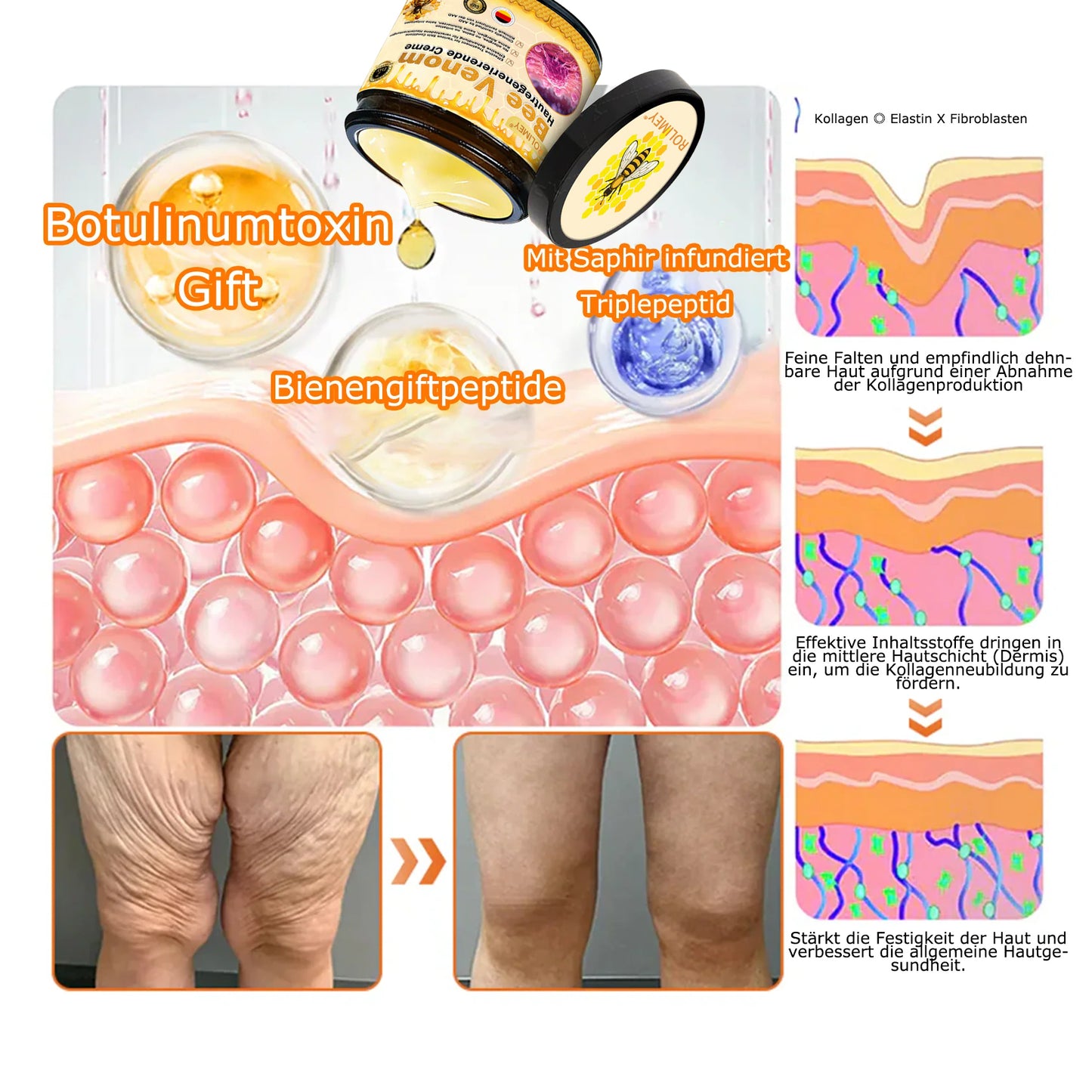 💎Rolimey® Bienengift Pro Umfassende Creme — 🔥Begrenzte Zeit 80 % RABATT🔥