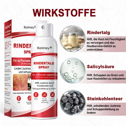 Rolimey® Rindertalg-Spray für juckende, schuppige Psoriasis-Haut 1