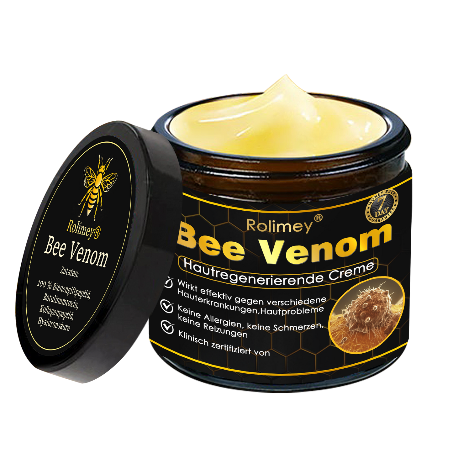 🎁🎁Neuestes Modell: Rolimey® Bienengift Max Pflegecreme – Reparatureffekt um 65 % gesteigert 🔥 NUR NOCH 80 % RABATT